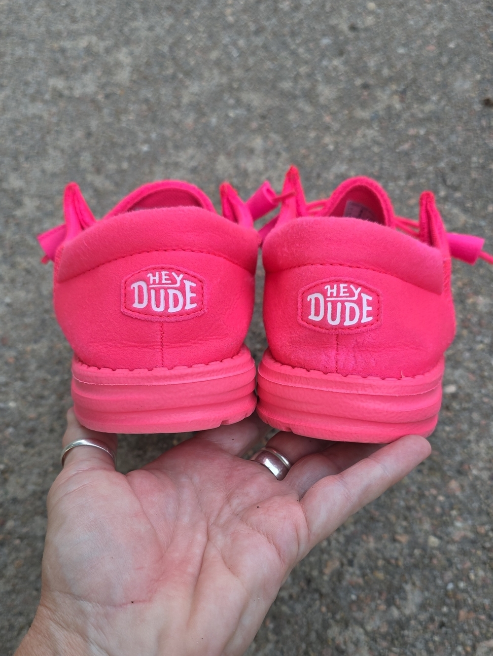 Hey Dude Wendy Funk Mono Electric Pink Casual Slip-On Shoes Size 8 - Picture 8 of 13